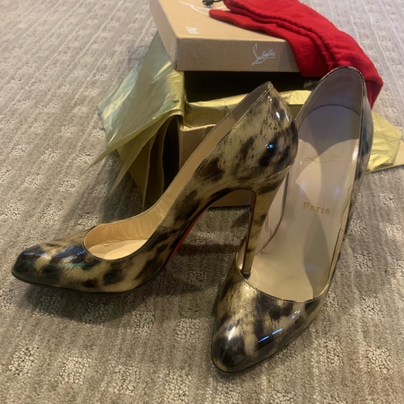 Christian Louboutin animal print heels - Picture 2 of 9